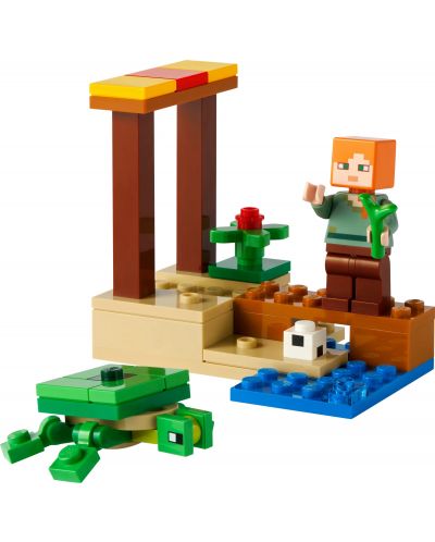 Κατασκευαστής LEGO Minecraft -Παραλία Χελώνας (30432) - 2