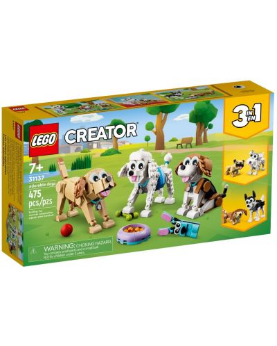Κατασκευαστής   LEGO Creator -Χαριτωμένα σκυλιά (31137). - 1