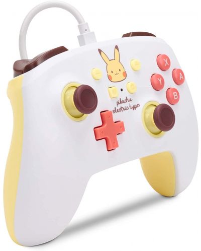 Controller PowerA -Enhanced, ενσύρματο, για Nintendo Switch, Pikachu Electric Type - 2