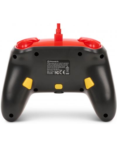 Controller PowerA - Enhanced,ενσύρματο, για  Nintendo Switch, Pokemon: Oran Berry Pikachu - 3