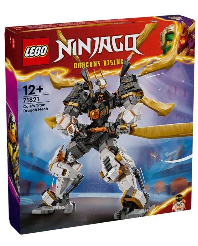 Κατασκευαστής LEGO Ninjago - Cole's Dragon Robot Titan  (71821) - 1