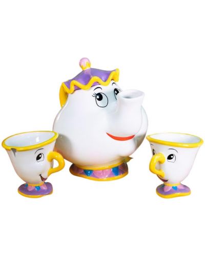 Σετ για τσάι ABYstyle Disney: Beauty & The Beast - Mrs. Potts and Chip  - 1