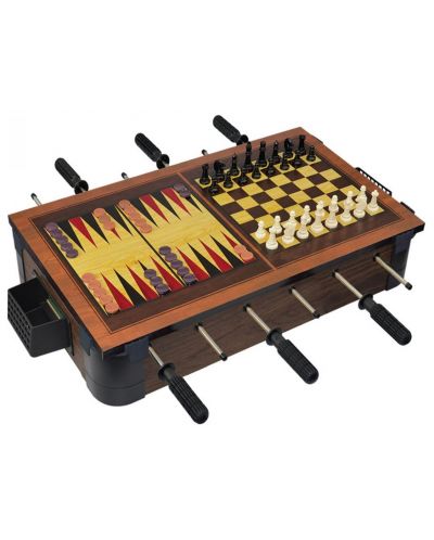 Σετ επιτραπέζιων παιχνιδιών Ambassador 5 σε 1 - Πινγκ πονγκ, σκάκι, ντάμα, τάβλι και τζάγκα - 3
