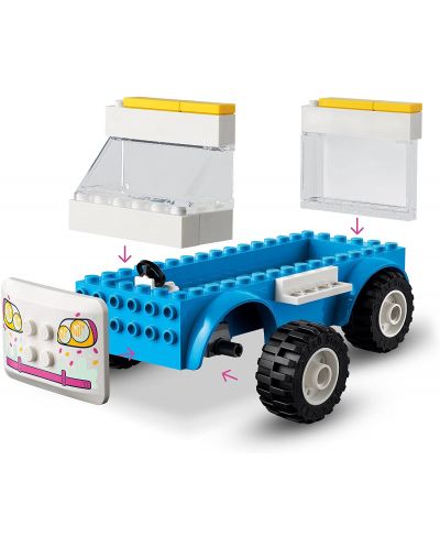 Κατασκευή Lego Friends - Φορτηγό για παγωτό (41715) - 3