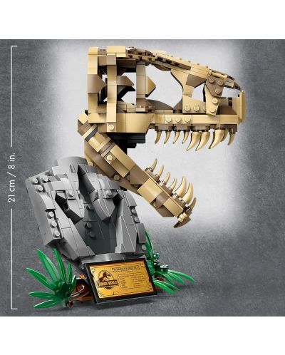 Κατασκευαστής LEGO Jurassic World - Κρανίο Τυραννόσαυρου Ρεξ (76964) - 5