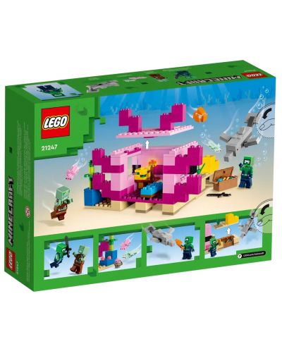 Κατασκευαστής   LEGO Minecraft - Axolotl House (21247) - 9