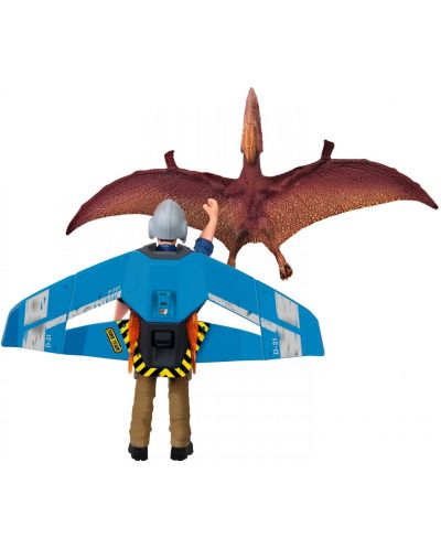 Σετ φιγούρων Schleich Dinosaurs - Παρακολούθηση με jet pack - 4