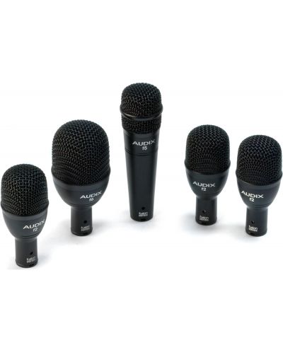Σετ μικρόφωνο και τύμπανα AUDIX - FP5, 5 κομμάτια, μαύρο - 2