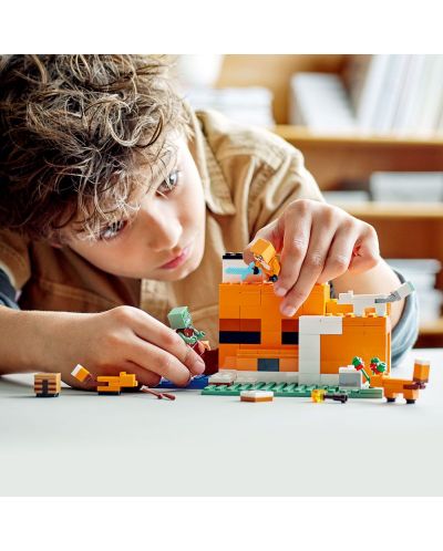 Κατασκευαστής Lego Minecraft - Η καλύβα των αλεπούδων (21178) - 6