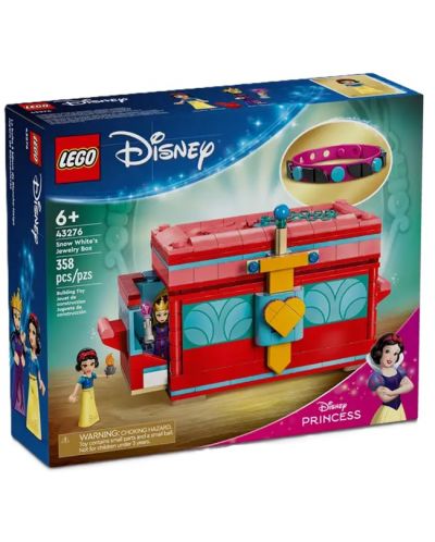 Κατασκευαστής LEGO Disney Princess - Κουτί κοσμημάτων της Χιονάτης (43276) - 1