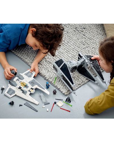 Κατασκευαστής LEGO Star Wars -Μανταλοριανός μαχητής εναντίον Ty Interceptor (75348) - 8
