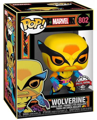 Σετ Funko POP! Collector's Box: Marvel - X-Men (Wolverine) (Blacklight) (Special Edition), размер M - 4