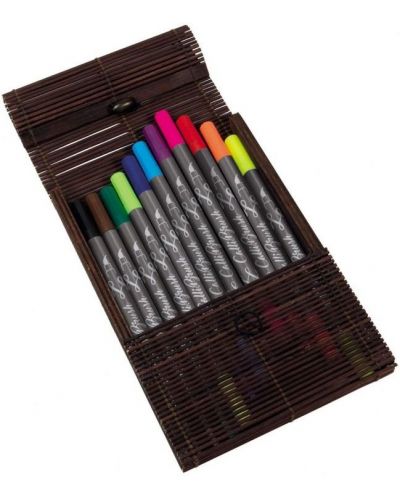 Σετ μαρκαδόροι Online - 11 χρώματα, σε κουτί από μπαμπού - 6