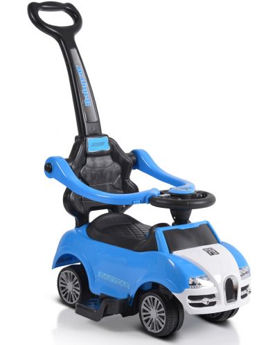 Αυτοκίνητο με λαβή Moni - Rider, μπλε - 1