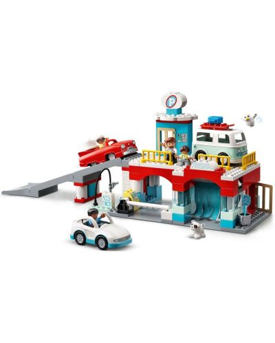 Κατασκευαστής Lego Duplo Town - Πάρκινγκ και πλυντήριο αυτοκινήτων (10948) - 3