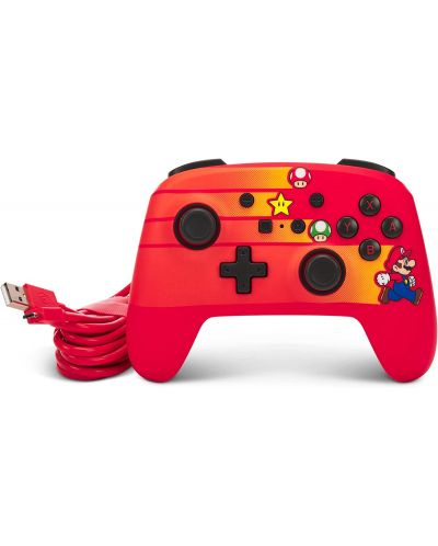 Χειριστήριο PowerA - Enhanced, ενσύρματο, για  Nintendo Switch, Speedster Mario - 7