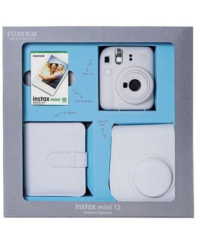 Σετ Fujifilm - instax mini 12 Bundle Box, Clay White - 1