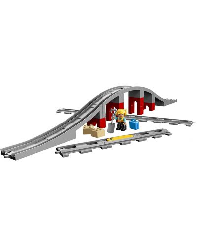 Κατασκευαστής Lego Duplo - Γέφυρα και ράγες για τρένο (10872) - 3