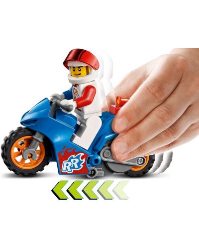 Σετ Lego City Stunt - Stunt Motorcycle Rocket (60298) - 4