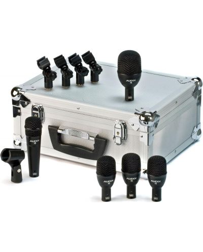 Σετ μικρόφωνο και τύμπανα AUDIX - FP5, 5 κομμάτια, μαύρο - 3