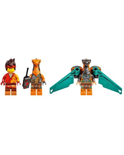 Κατασκευαστής Lego Ninjago - Ο φλογερός δράκος του Kai EVO (71762) - 4