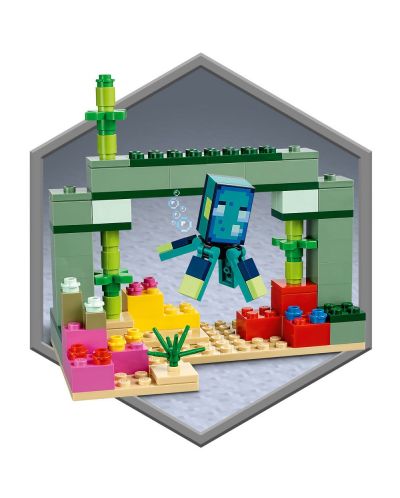 Κατασκευαστής Lego Minecraft - Η Μάχη των φρουρών (21180) - 2