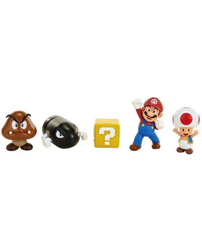 Σετ φιγούρων  Jakks Pacific - Super Mario, 5 τεμάχια - 1