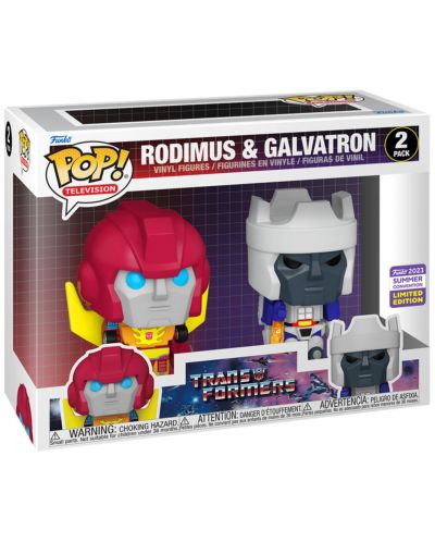 Σετ φιγούρες  Funko POP! Movies: Transformers - Rodimus & Galvatron (Convention Limited Edition) - 2