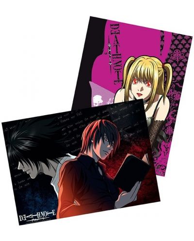 Σετ μίνι αφίσες GB eye Animation: Death Note - L vs Light & Misa - 1