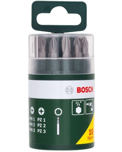 Σετ μύτες κατσαβιδιού  Bosch - 10 τεμάχια - 1