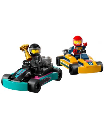 Κατασκευαστής LEGO City Great Vehicles -Καρτ αυτοκίνητα και αγωνιστές(60400) - 3