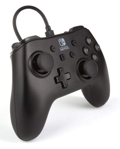 Ελεγκτής PowerA - Wired Controller,ενσύρματο, για Nintendo Switch, Black Matte - 2