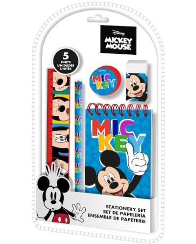 Σετ για το σχολείο Kids Licensing - Mickey, 5 τεμάχια - 1