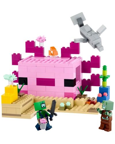 Κατασκευαστής   LEGO Minecraft - Axolotl House (21247) - 2