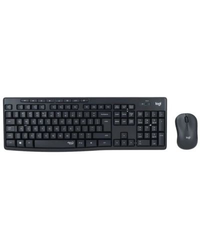 Σετ ασύρματο ποντίκι και πληκτρολόγιο Logitech - MK295, μαύρο - 1