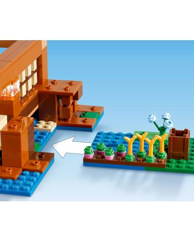 Κατασκευαστής LEGO Minecraft - Το σπίτι του βατράχου (21256) - 6
