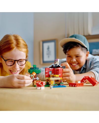 Κατασκευαστής Lego Minecraft -  Το σπίτι των μανιταριών (21179) - 8