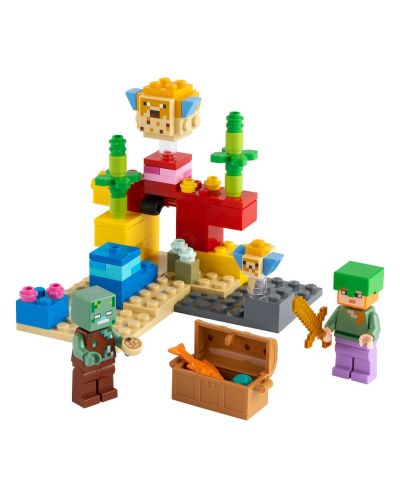 Κατασκευαστής Lego Minecraft - Κοραλλιογενής Ύφαλος (21164) - 3