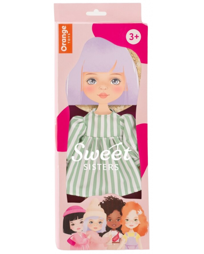 Σετ ρούχων κούκλας Orange Toys Sweet Sisters - Ριγέ φόρεμα - 1