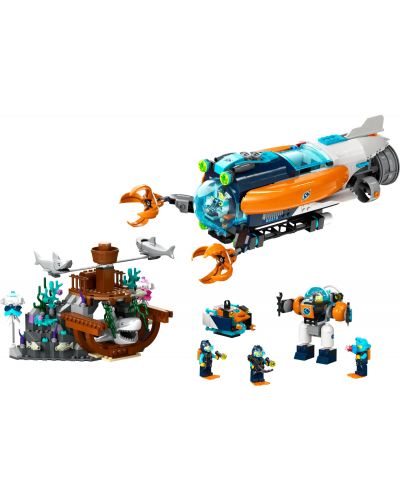 Κατασκευαστής LEGO City - Υποβρύχιο έρευνας βαθιάς θάλασσας (60379) - 2
