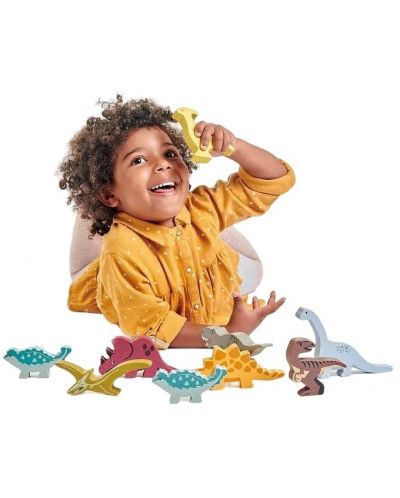 Σετ ξύλινες φιγούρες  Tender Leaf Toys -Δεινόσαυροι  σε ράφι  - 2