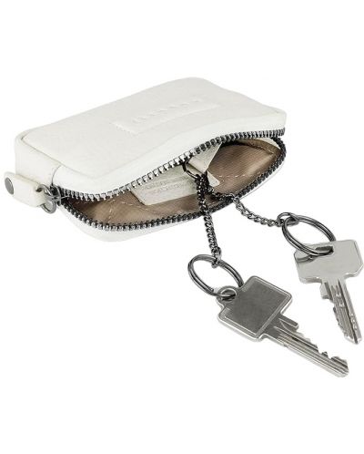 Δερμάτινη κλειδοθήκη Bugatti Elsa - RFID Προστασία, λευκό - 6