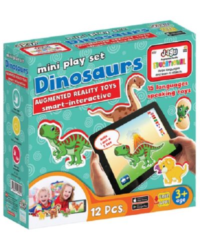 Σετ παιχνίδια που μιλάνε Jagu -Δεινόσαυροι,12 τεμάχια  - 1
