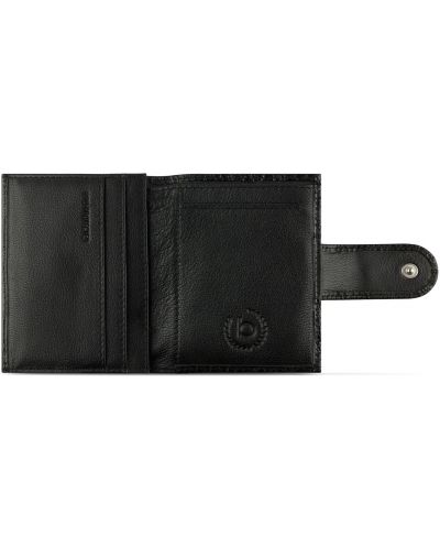Δερμάτινη θήκη πιστωτικής κάρτας Bugatti Smart - Croco, RFID Προστασία , μαύρο - 3
