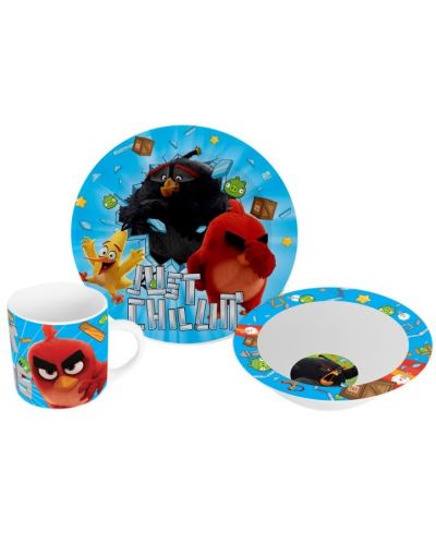 Σετ Disney - Angry Birds (κύπελλο, πιάτο και μπολ) - 1