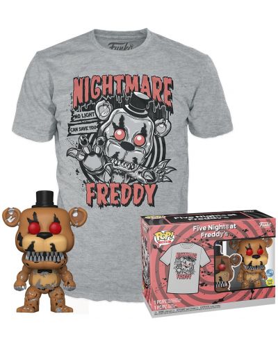 Σετ Funko POP! Collector's Box: Games: Five Nights at Freddy's - Nightmare Freddy (Glows in the Dark) (Special Edition) - 1