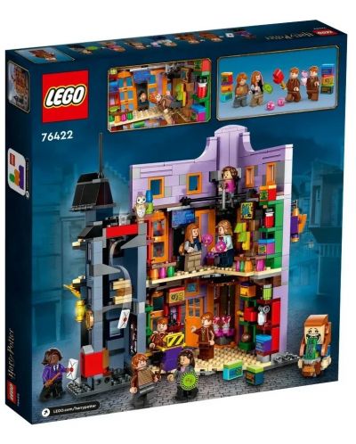 Κατασκευαστής LEGO Harry Potter - Τα μαγικά αστεία των μαγισσών του Ουέσλι (76422)  - 6