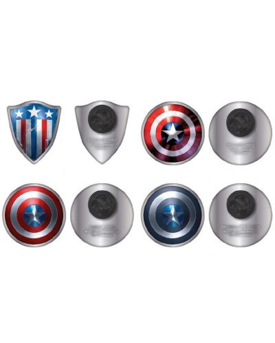 Σετ κονκάρδες  Half Moon Bay Marvel: Avengers - Captain America (Shield) - 2