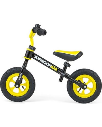 Ποδήλατο ισορροπίας Milly Mally - Dragon Air, μαύρο/κίτρινο - 1