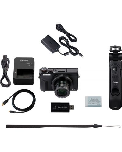 Συμπαγής φωτογραφική μηχανή Canon - Powershot G7 X III,+ για streaming, μαύρο - 7
